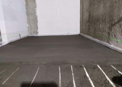 Заливка бетона в подвале